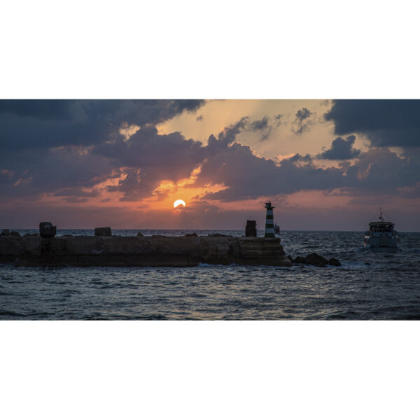 Pôr do sol no Mediterrâneo 04 - Jaffa 2022
