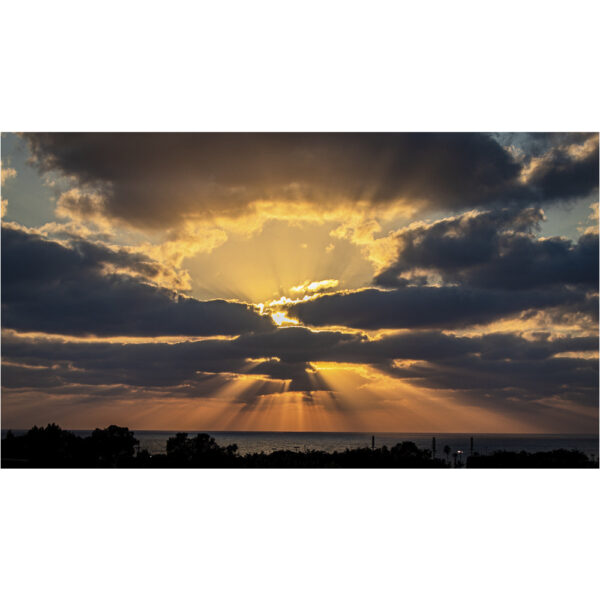 Pôr do sol no Mediterrâneo 01 - Tel Aviv 2022