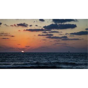 Pôr do sol no Mediterrâneo 05 - Tel Aviv 2022